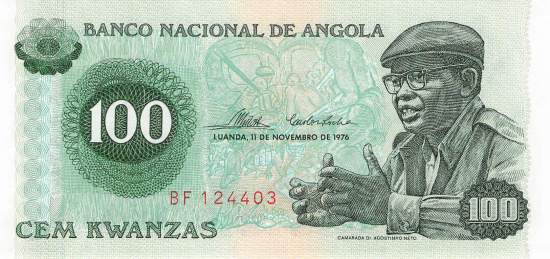 100 Kwanzas 1976